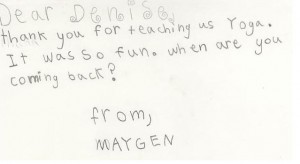 note from child